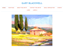 Tablet Screenshot of garyblackwell.com